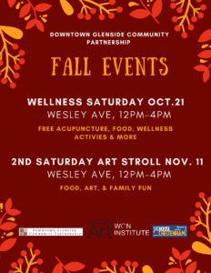 Downtown Glenside Fall events flyer