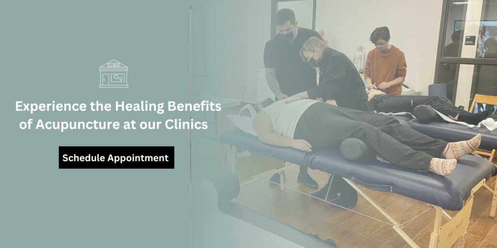 Experience the many powerful healing benefits of acupuncture at our clinics 