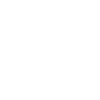 a white icon of a person sitting in a lotus position on a black background .